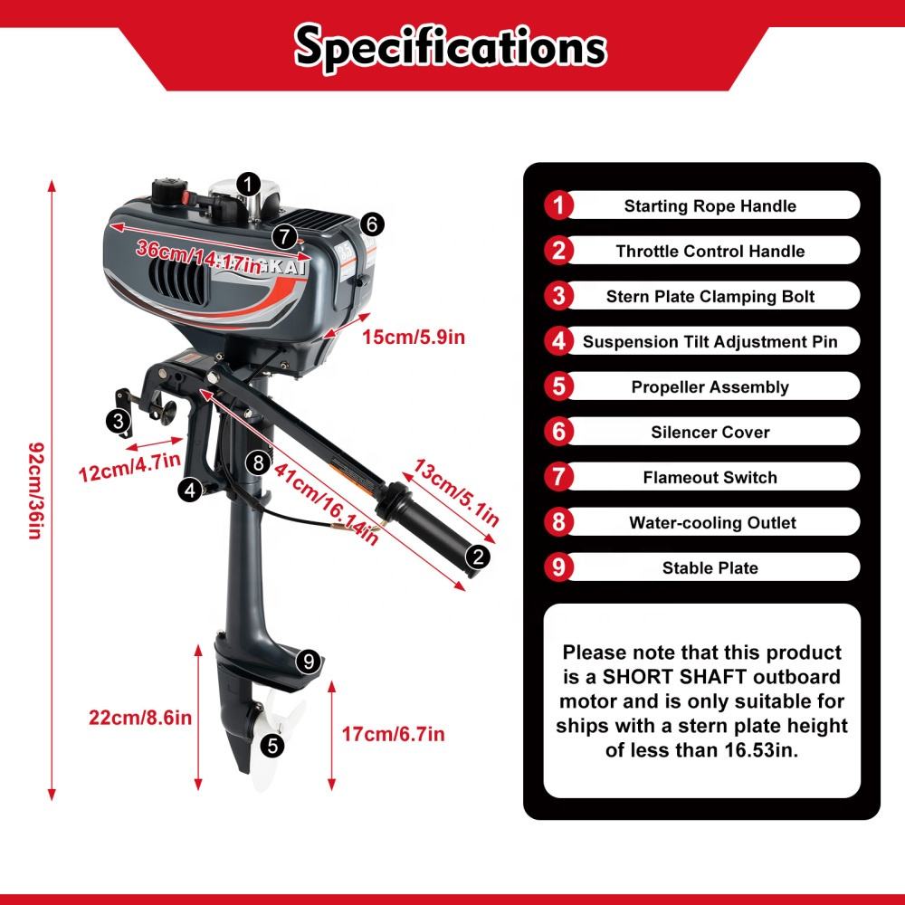 Vente exclusive - Moteurs mari - Fishing Boat Outboard Motor avis et prix